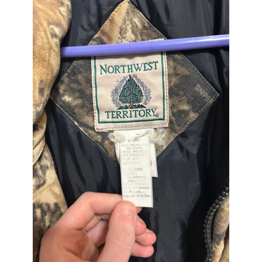 Northwest Territory Mens XL Insulated Camo Hunting Coveralls Sniper Hooded Suit - Picture 10 of 16